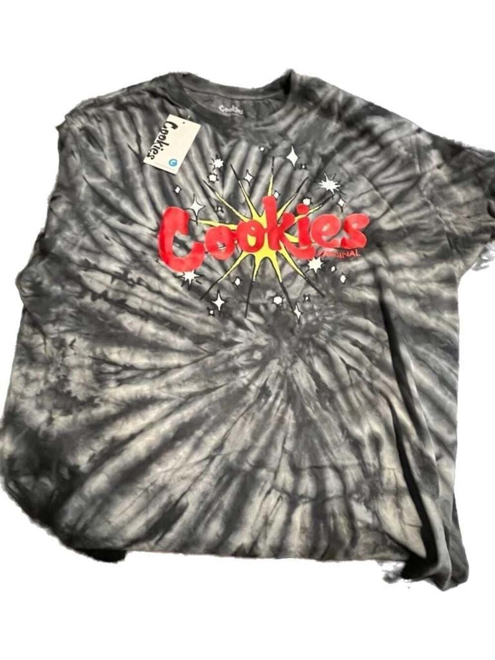 Cookies Original Logo Crystal Wash Tie Dye Graphic T-Shirt
